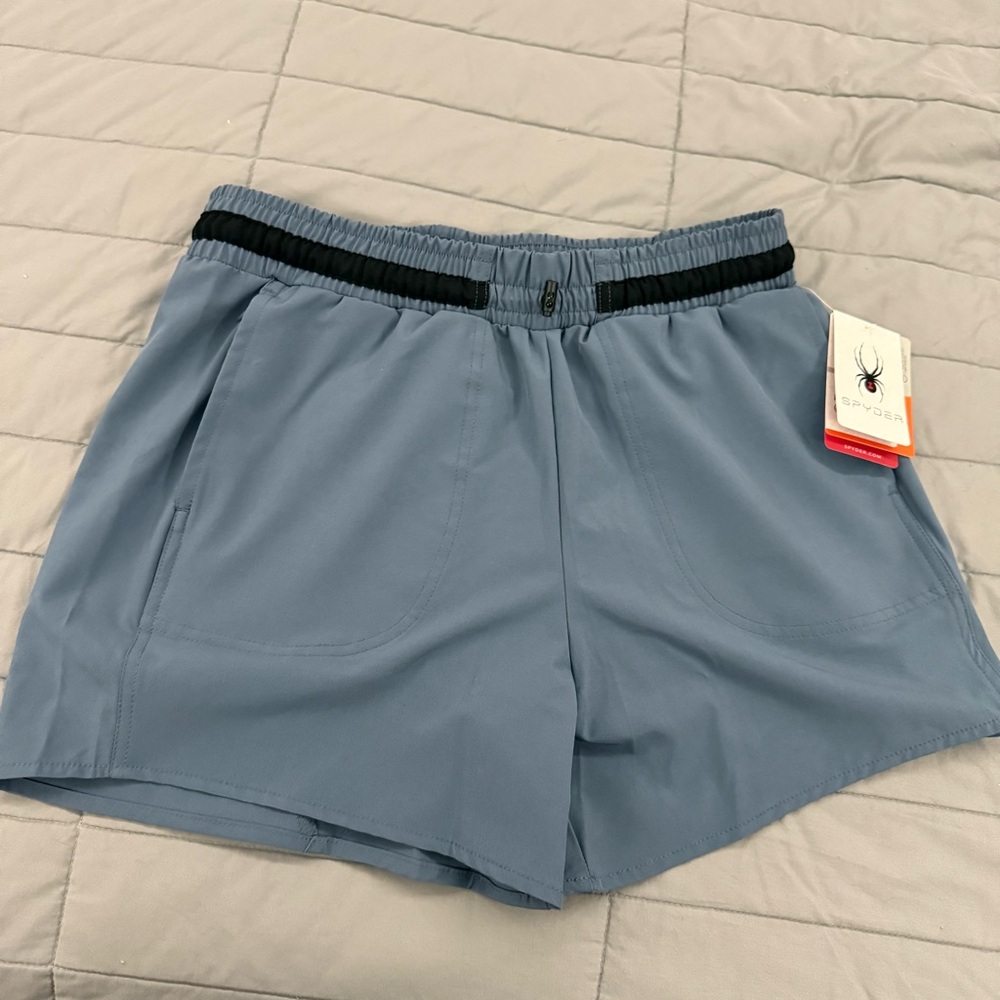 Spyder Blue Flex Athletic Shorts